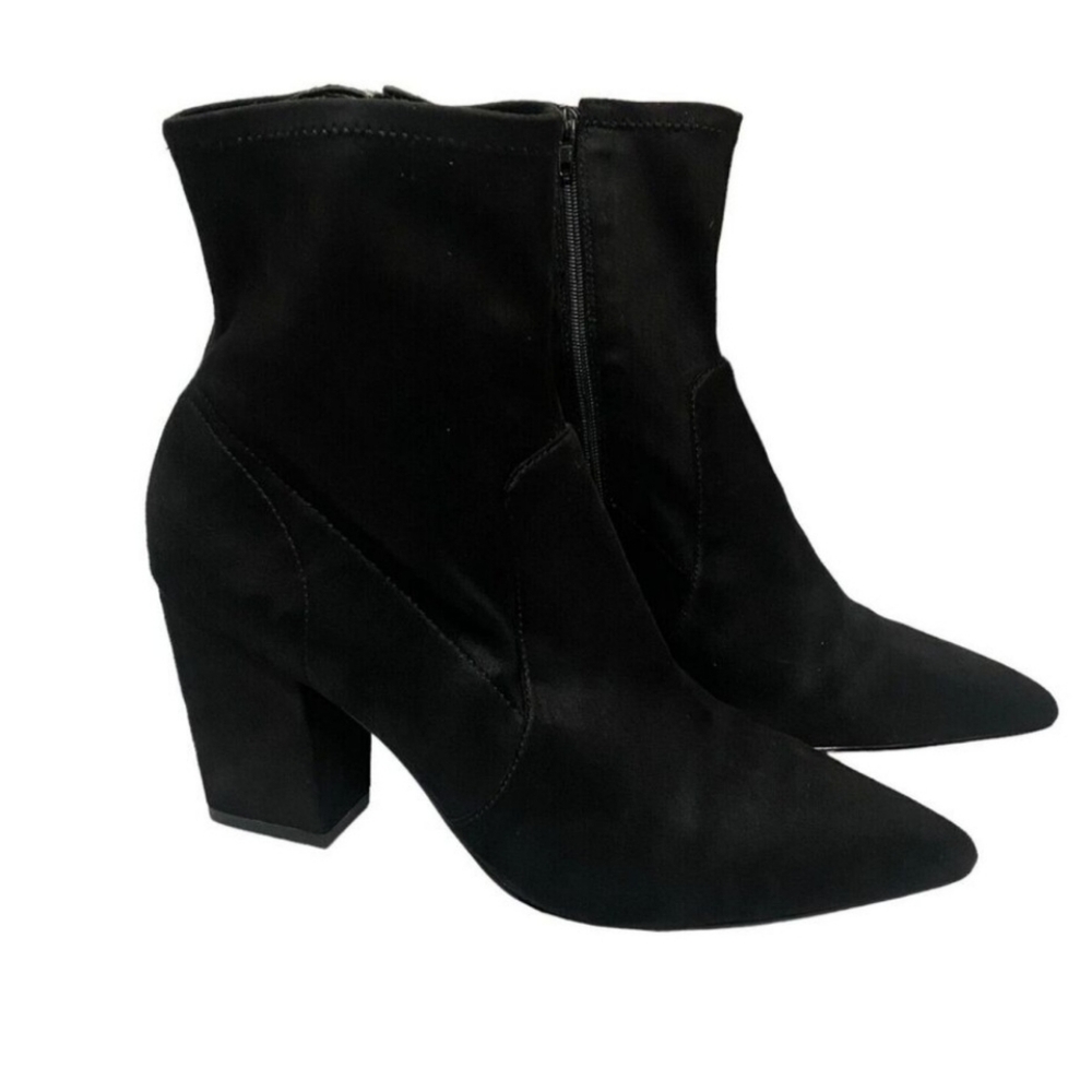 Ann Taylor Black Heeled Boots